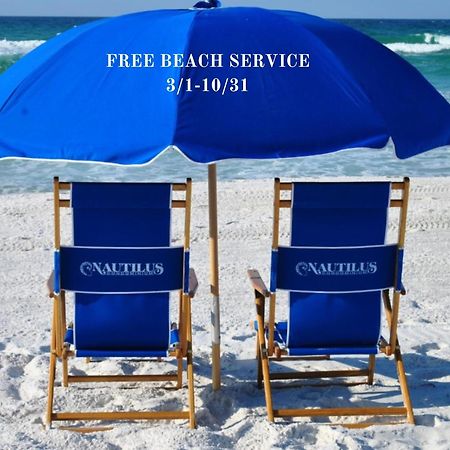 Nautilus 2408 Gulf View 2 Bedroom 4Th Floor Free Beach Service Fort Walton Beach Exterior photo